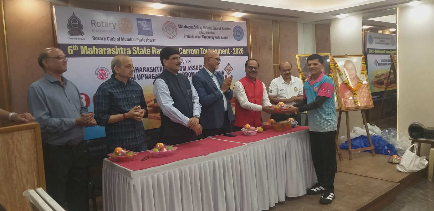 6th Rotary Club of Mumbai Parleshwar State Ranking Carrom Tournament 2026-27
